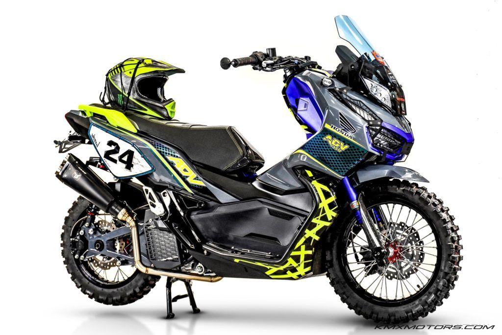 Adv150 Custom Catalog: Custom Honda ADV150 Style Adventure - KMX Motors